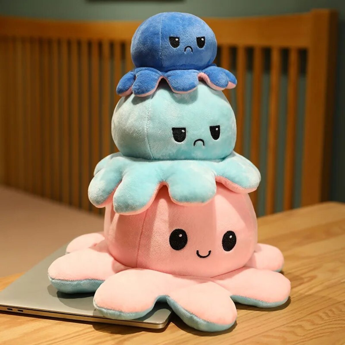 Cute Octopus Plush Toy with 2 Faces