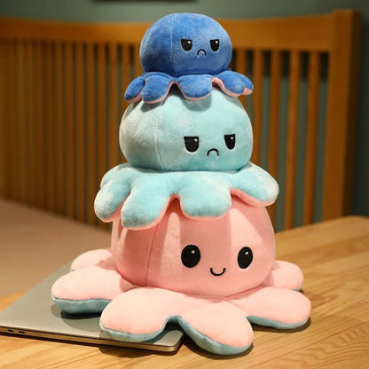 Cute Octopus Plush Toy with 2 Faces