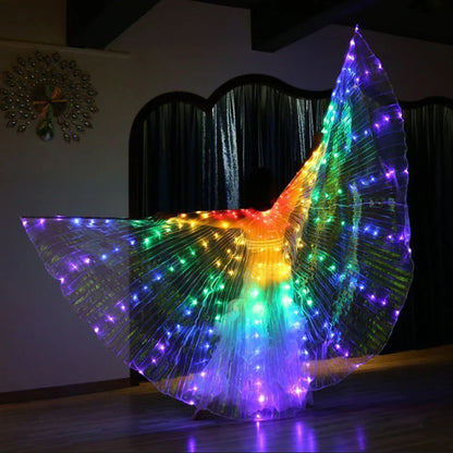 Colorful LED Fairy Wing Costume for Girls