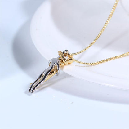 Heartfelt Couple Love Necklace