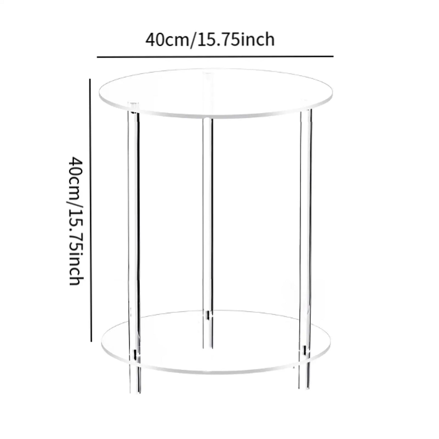 Sleek Modern Movable Side Table