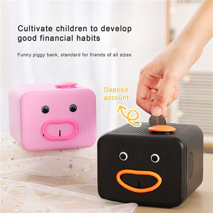 Cute Smiley Face Coin Saving Bank
