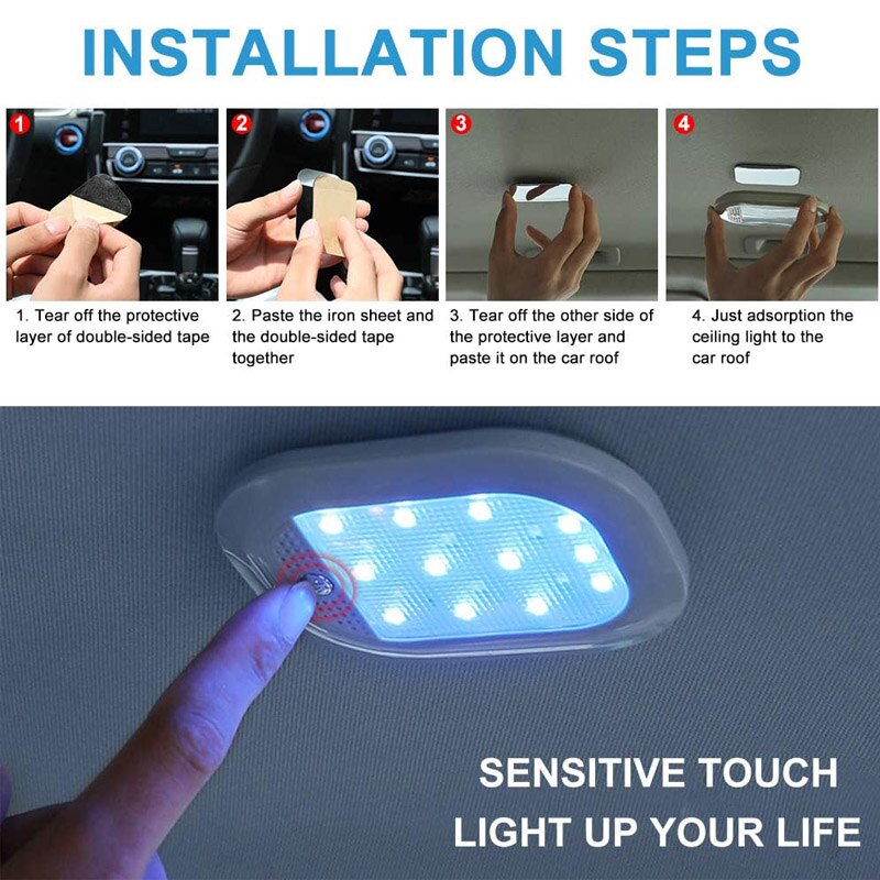 Colorful LED Car Interior Roof Lighting Kit