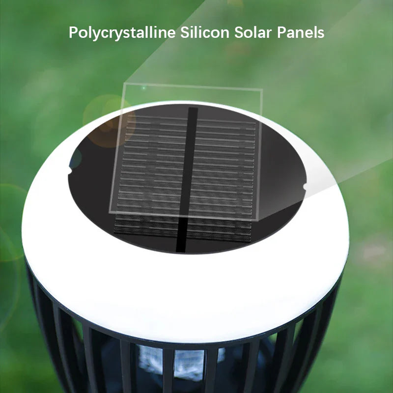 Outdoor Solar Powered Bug Zapper Lamp