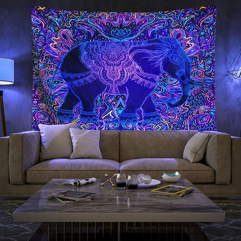 Vibrant Colorful Wall Hanging Tapestry