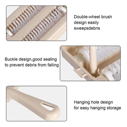 Easy Double Roller Broom Crumb Sweeper