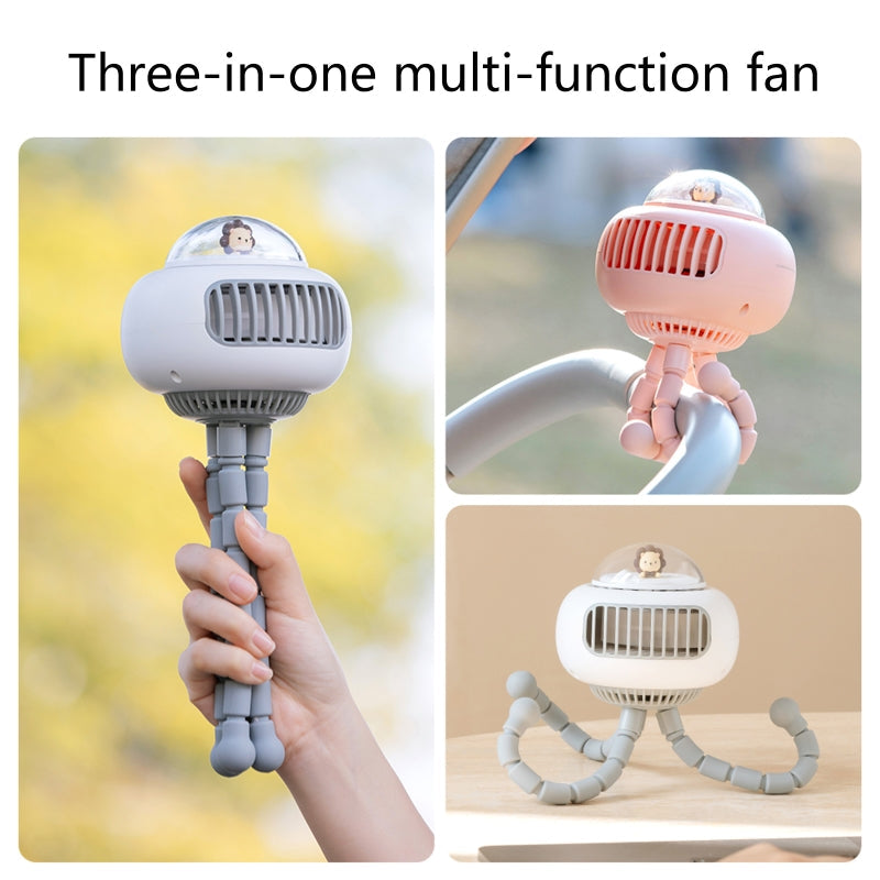 Compact Lightweight Baby Stroller Fan