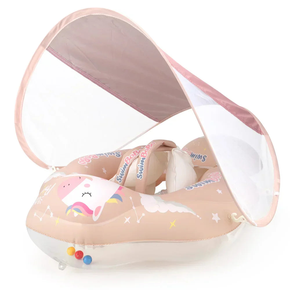 Baby Pool Float with UV Protection & Support