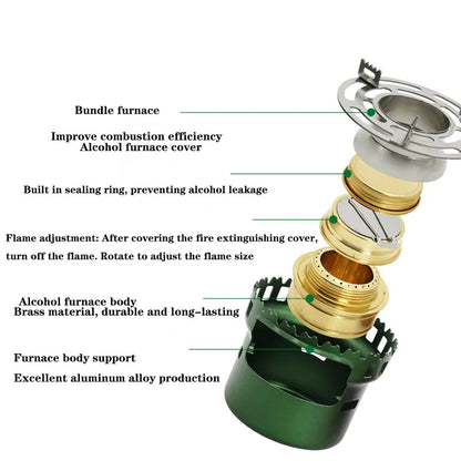 Portable Mini Camping Stove for Outdoor Cooking