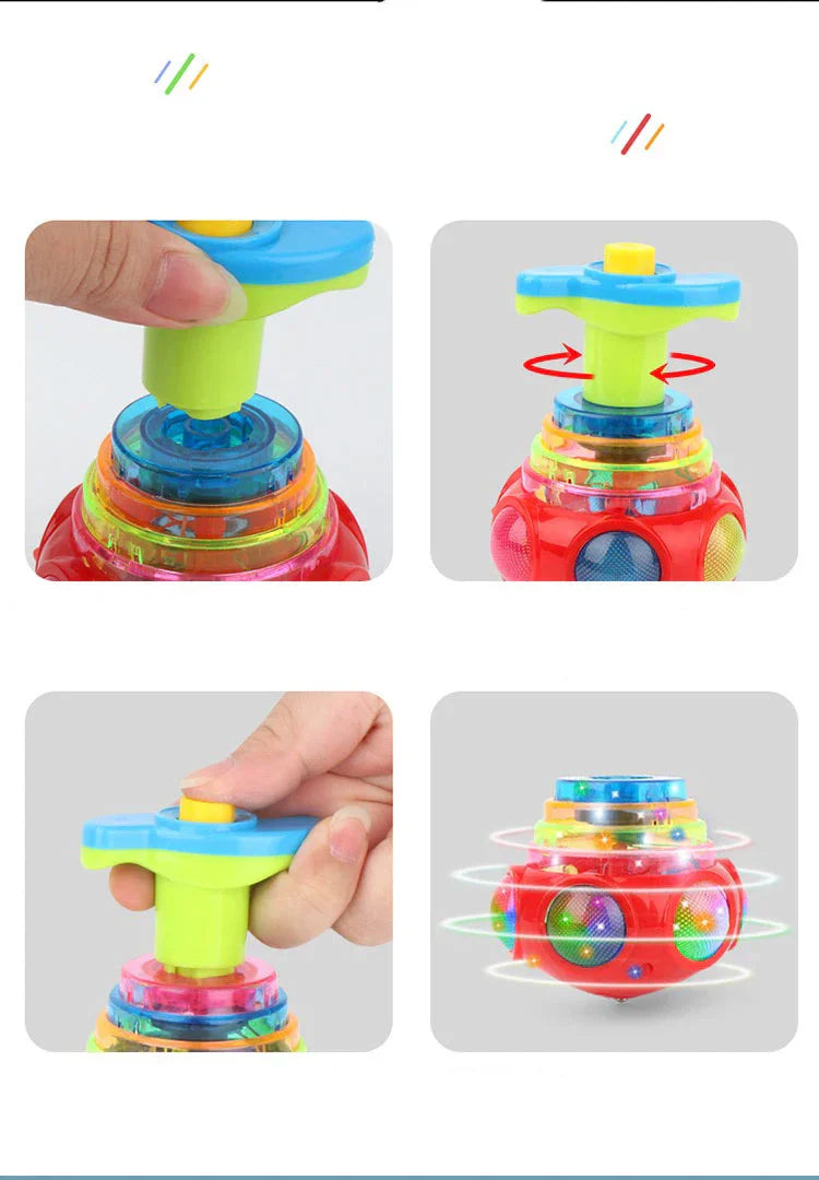 Colorful LED Top Toy
