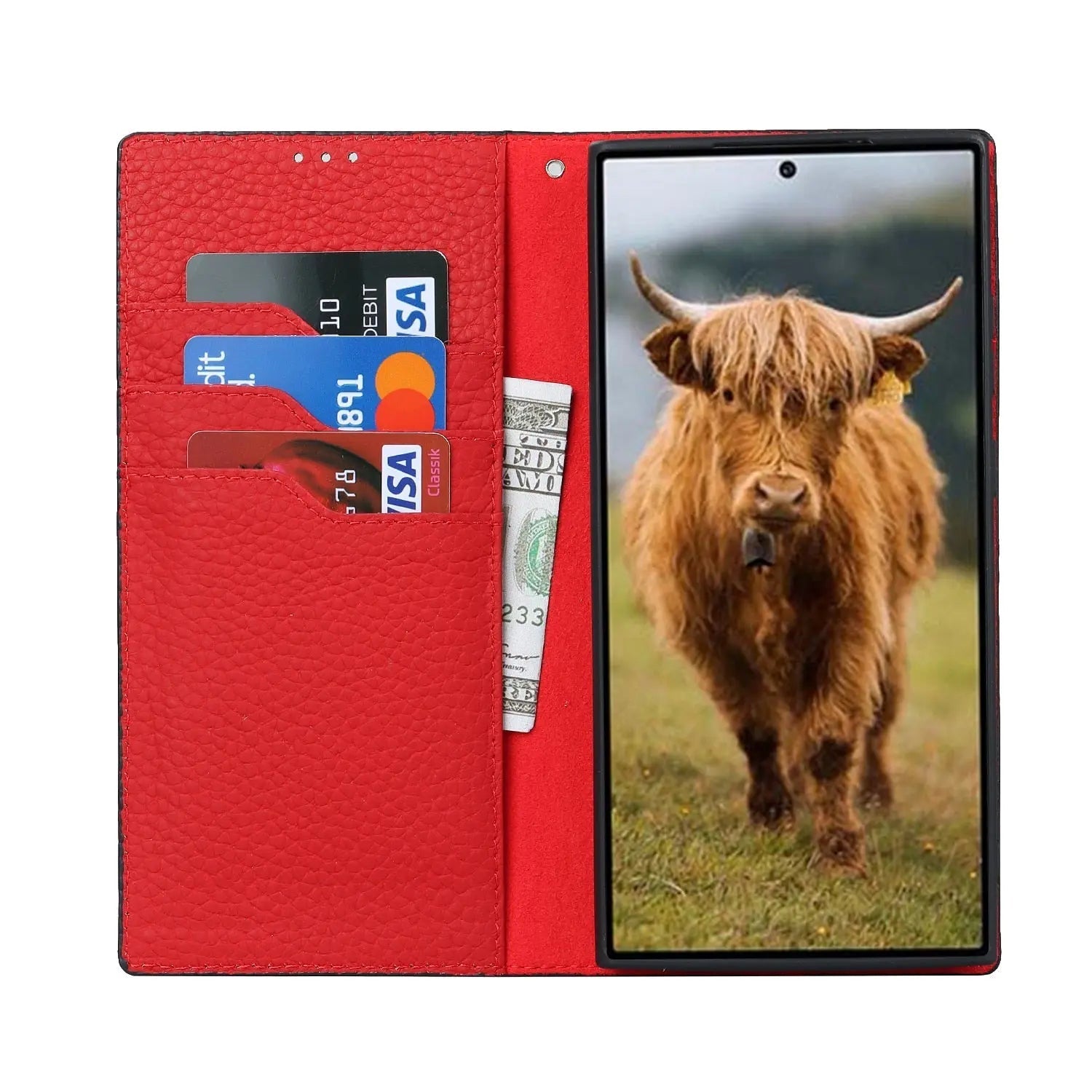 Premium Leather Phone Case for Samsung Galaxy S23 Ultra - Befez