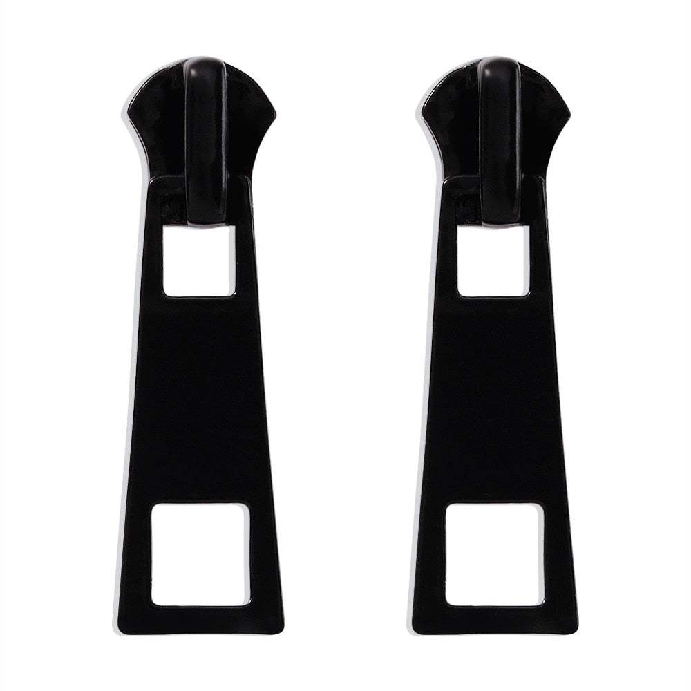 Fun Small Zip Pouch Earrings