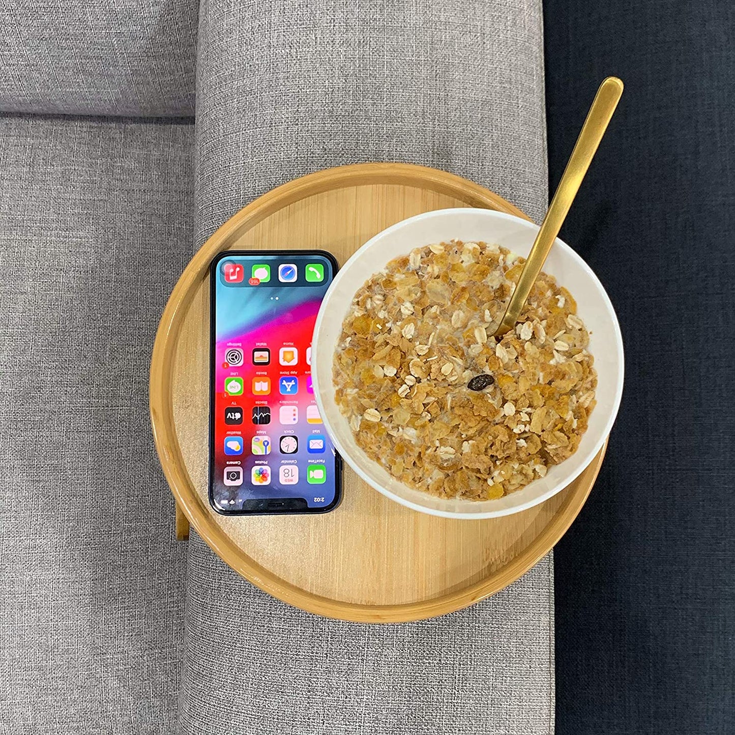 Befez | Wooden Armchair Desk Table Attachment Tray