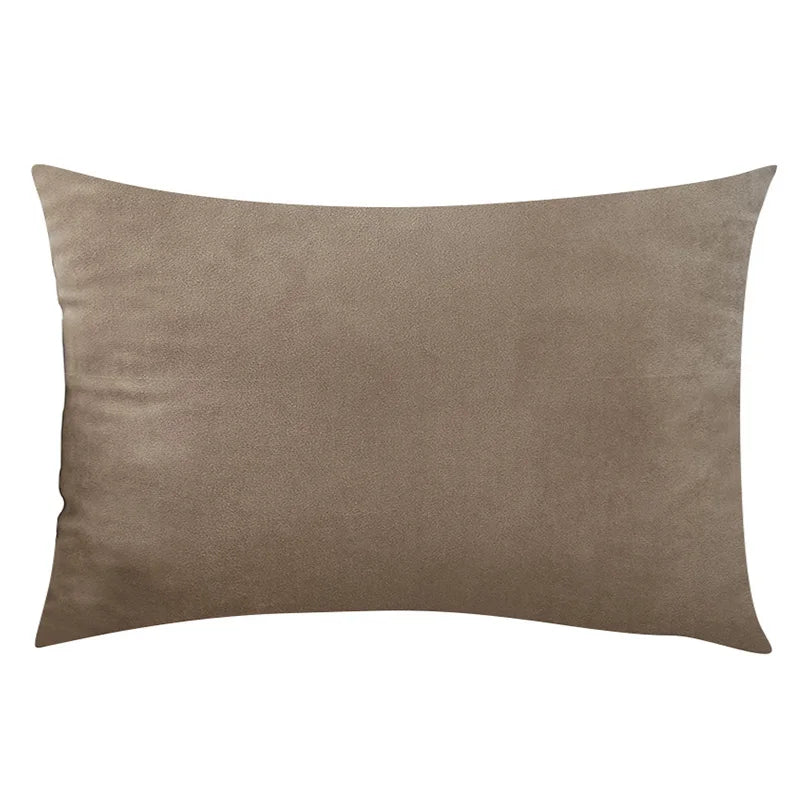 Soft Velvet Pillow in Bright Pastel Colors for Home