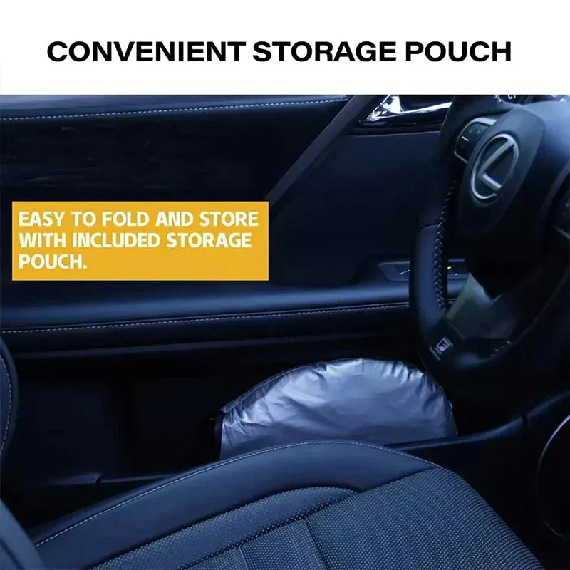 Premium Car Window Shade | Foldable & UV Protected