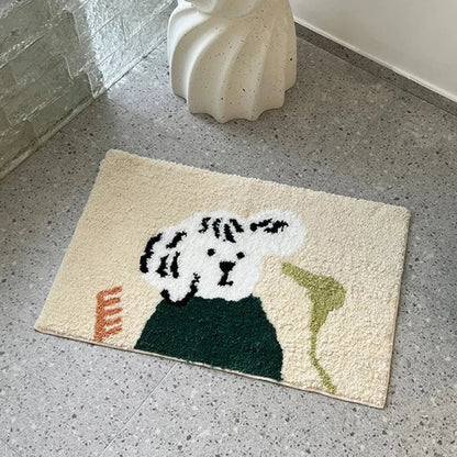 Plush Pet Bathroom Mat - Befez