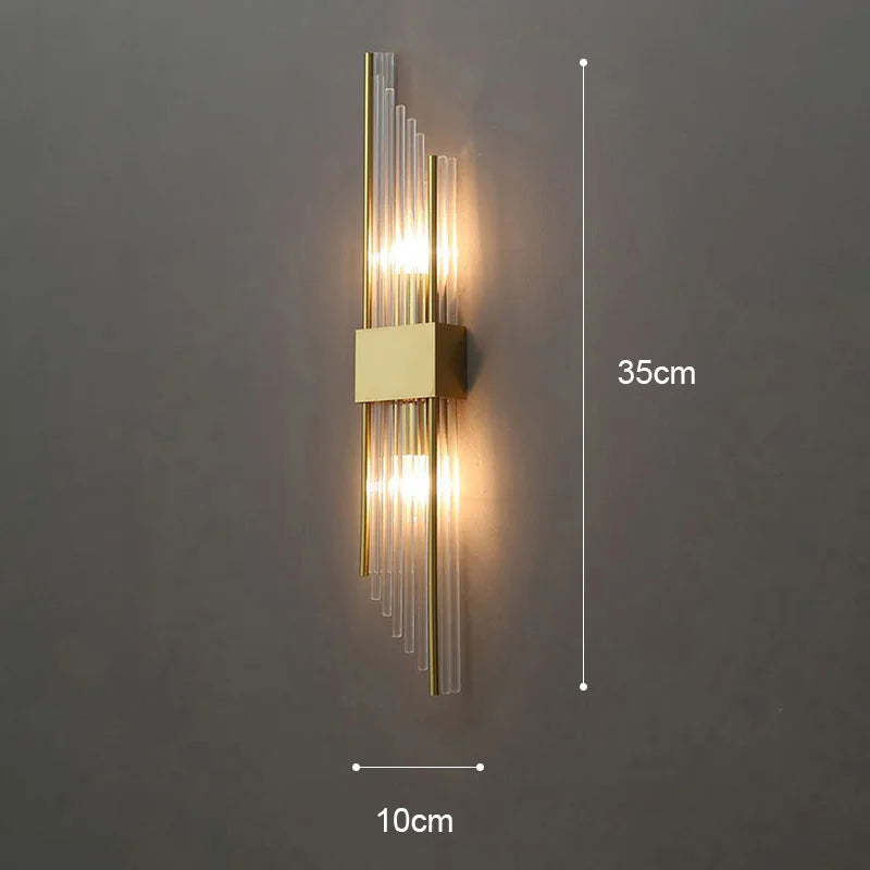 Premium Gold LED Wall Light Fixture