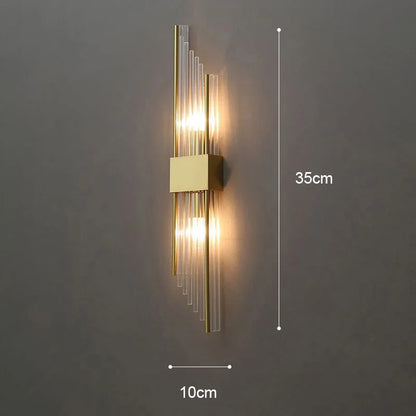 Premium Gold LED Wall Light Fixture