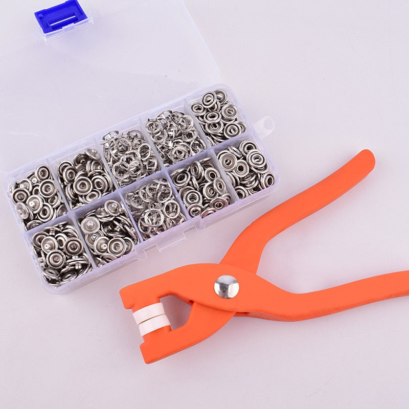 Simple Snap Fastener Installation Kit Tool