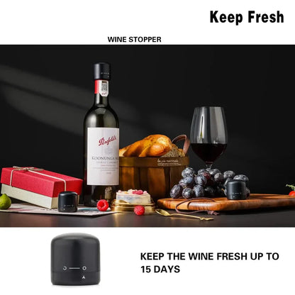 Easy Wine Bottle Opener with Air Pump Cork Remover