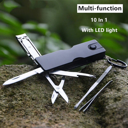 Practical 10in1 Pocket Multi Tool Keychain