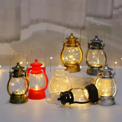 Vintage Hanging Lantern Warm Glow Lighting