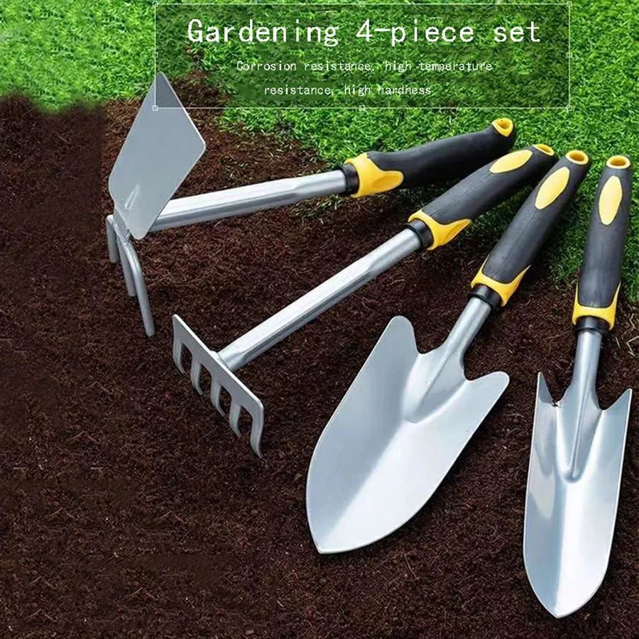 Groviva 4-Piece Stainless Steel Gardening Kit - Befez