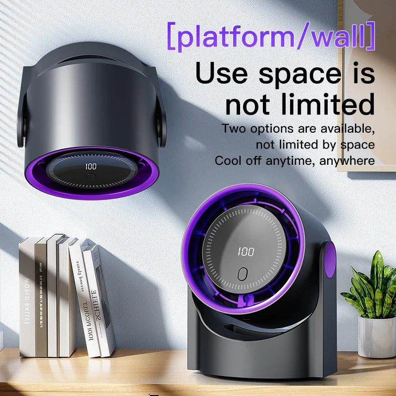 Compact Silent USB Desk Fan