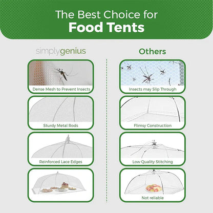 Portable Food Net Cover | Reusable Outdoor Mesh Screen