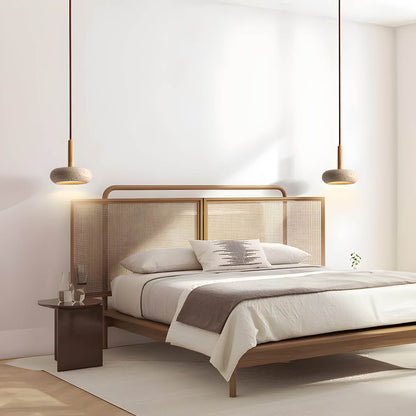 Befez | Elegant Stone Ceiling Lamp - Warm LED Pendant Light - Befez