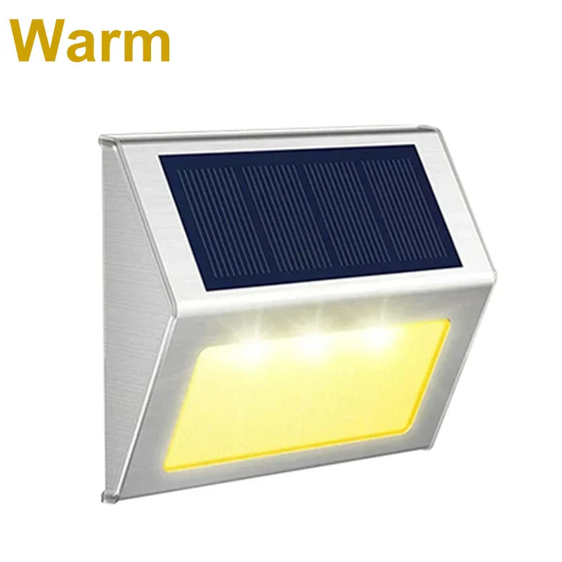 Outdoor Solar Powered Step Light Stainless Steel - Befez