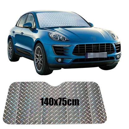 Premium Car Sun Shade with UV and Heat Blocker