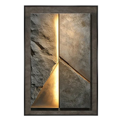 Stylish Stone Effect LED Ceramic Wall Light