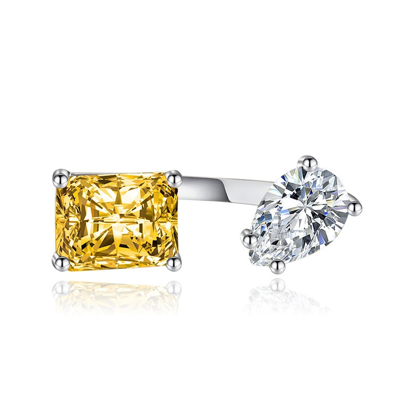 Befez | Elegant Teardrop Zircon Comfort Fit Ring