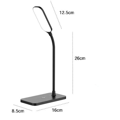 Stylish LED Desk Lamp with Wireless Charger & USB - Befez