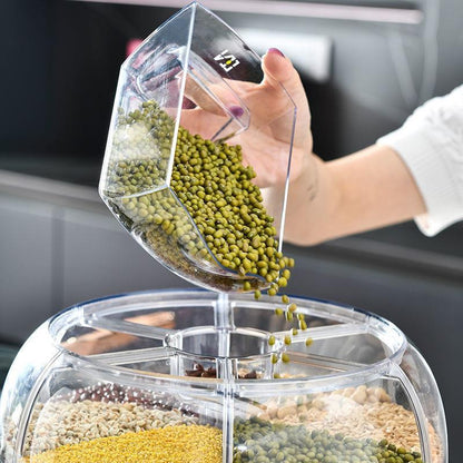 Automatic 360 Degree Grain Storage Container