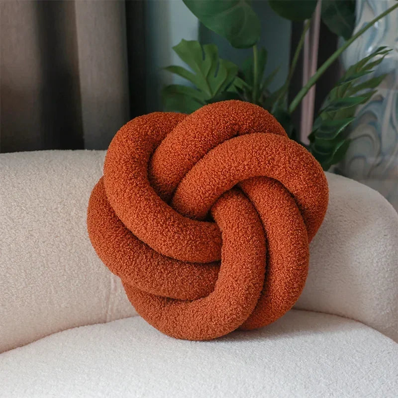 Soft Chunky Textured Throw Pillow