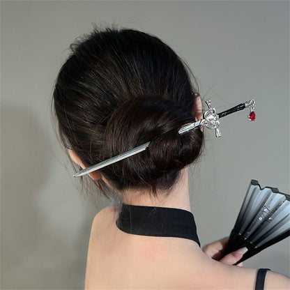 Regal Medieval Hair Sword Clip