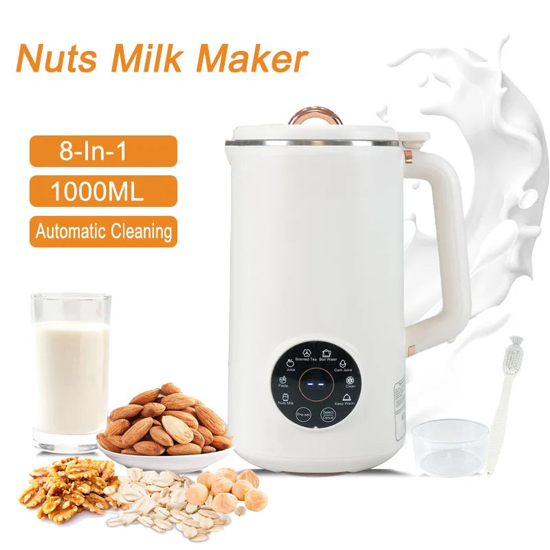 Easy Plant Milk Machine for Nuts, Oats, and Soy