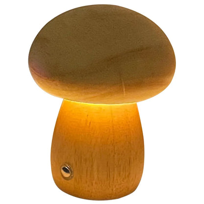 Soft Wooden Dimmable LED Night Lamp