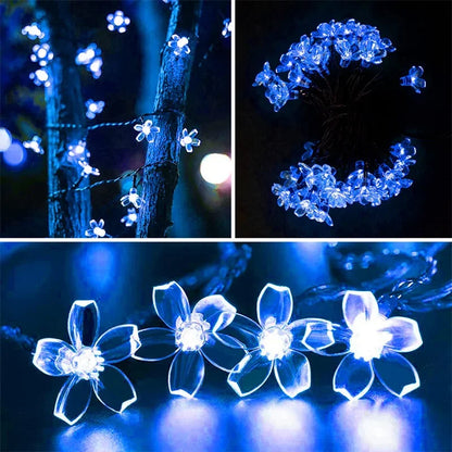 Outdoor Solar Fairy Lights Warm White 8 Modes