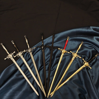 Regal Medieval Hair Sword Clip