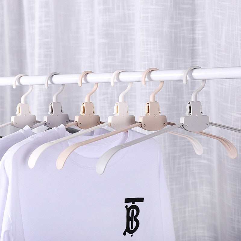 Space Saving Collapsible Wide Closet Hanger