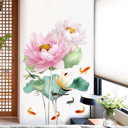 Beautiful Floral Vinyl Wall Decal Sticker