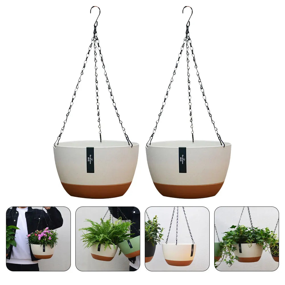 Strong Modern Hanging Planters Set for Home & Garden