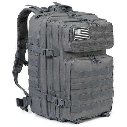 Durable 45L Tactical Backpack with Molle System - Khaki