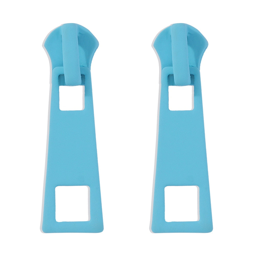 Fun Small Zip Pouch Earrings