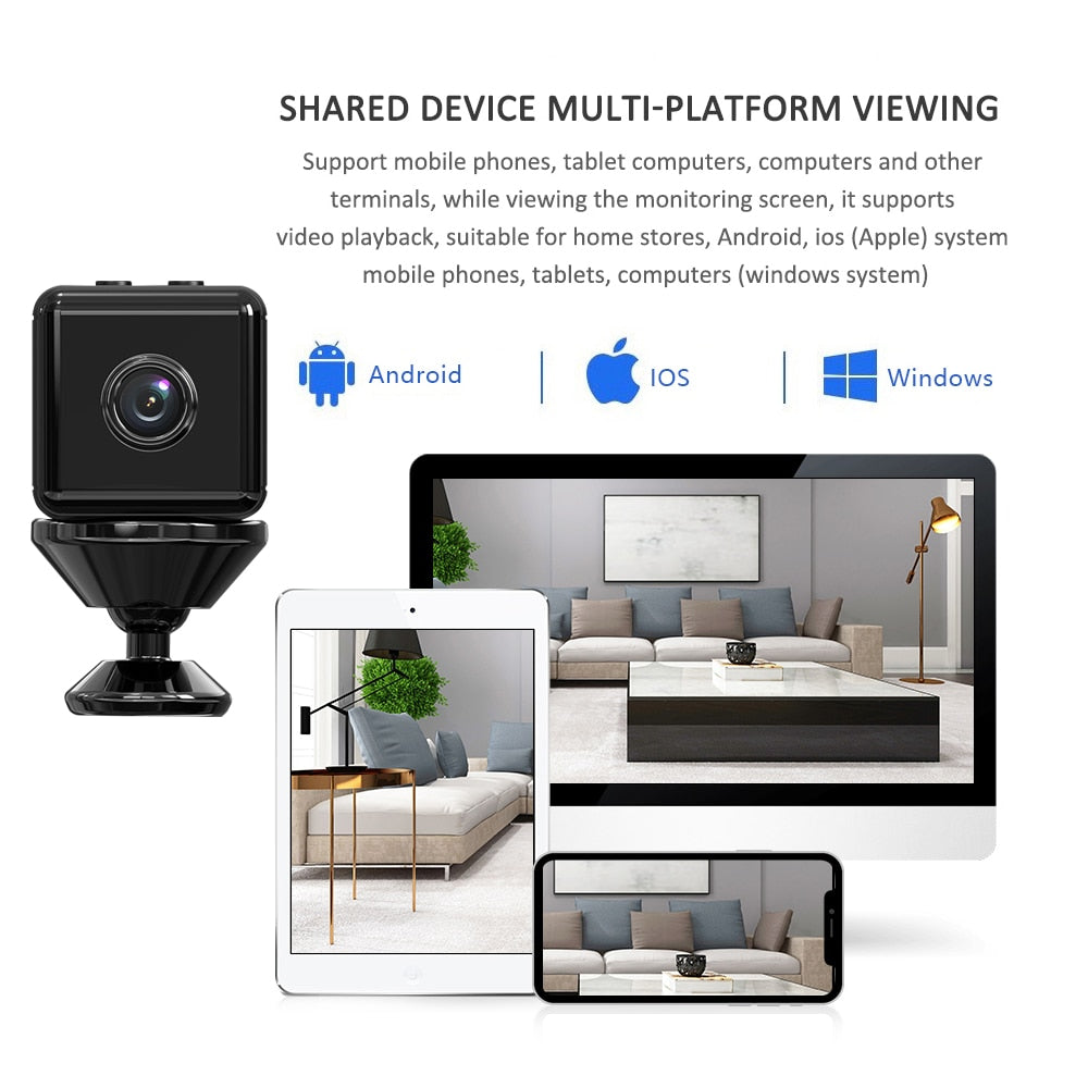 Compact Wireless Home Security Camera