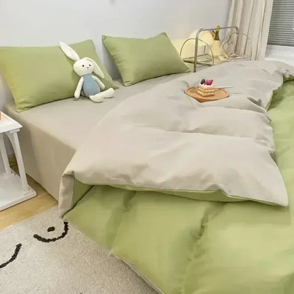 Soft Reversible Duvet Cover Set for Bed