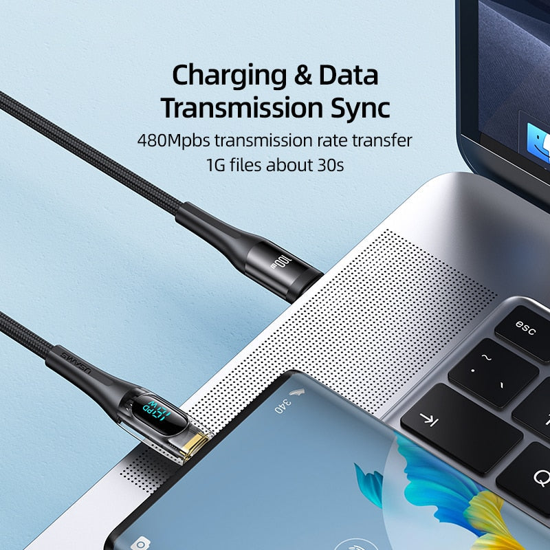 Quick Charge LED USB Fast Charging Cable